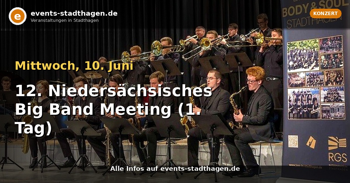 12. Niedersächsisches Big Band Meeting (1. Tag)