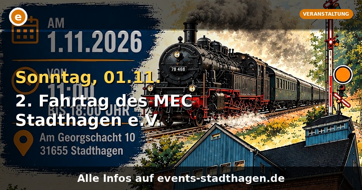 2. Fahrtag des MEC Stadthagen e.V.