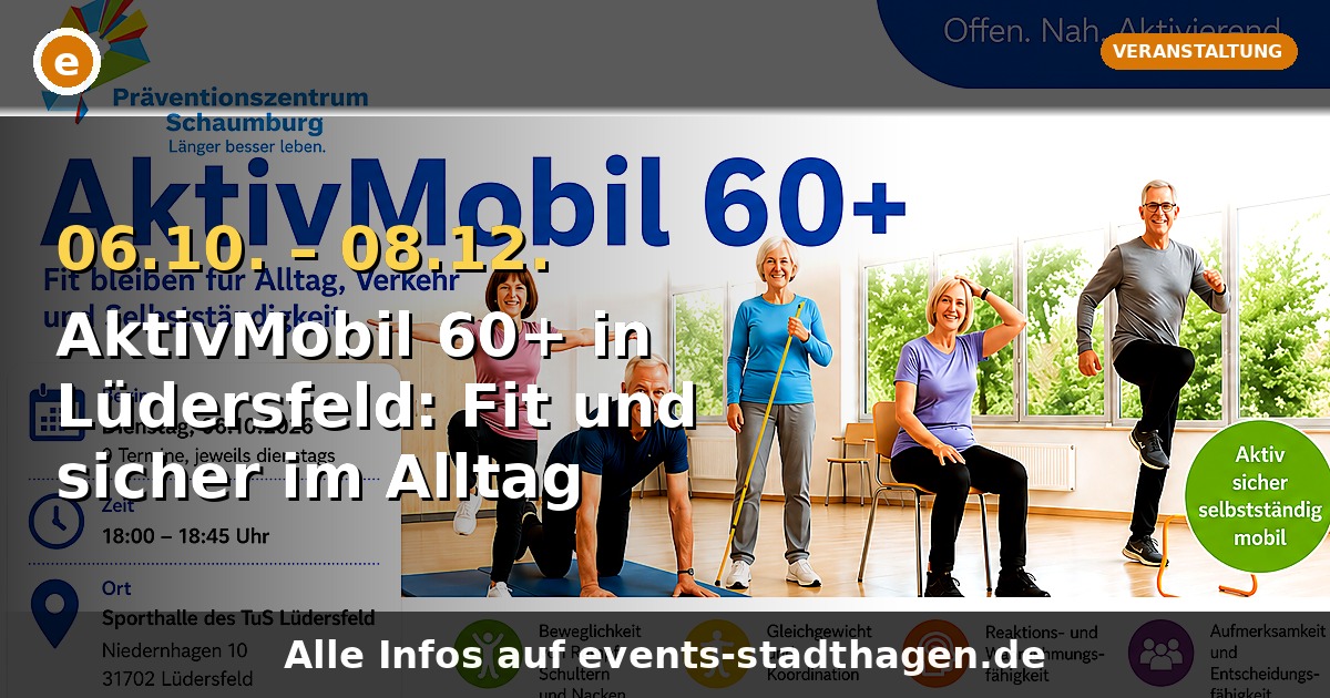 AktivMobil 60+ in Lüdersfeld: Fit und sicher im Alltag