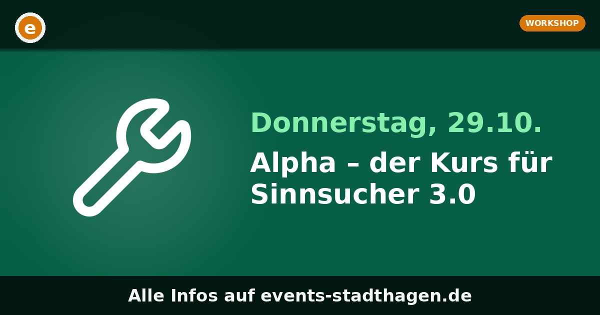Alpha – der Kurs für Sinnsucher 3.0
