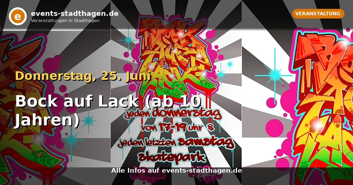Bock auf Lack (ab 10 Jahren)