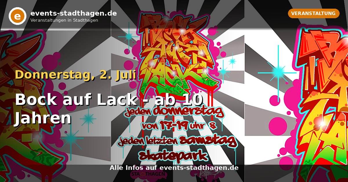 Bock auf Lack - ab 10 Jahren