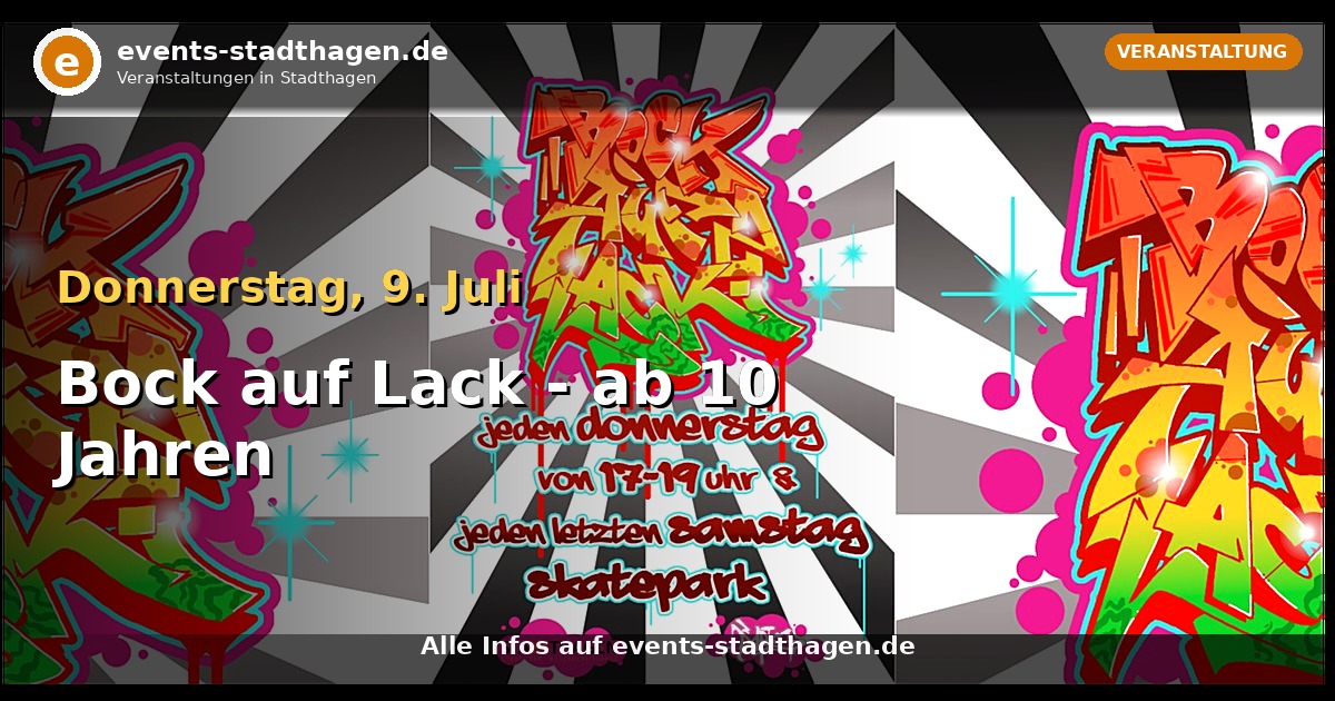 Bock auf Lack - ab 10 Jahren
