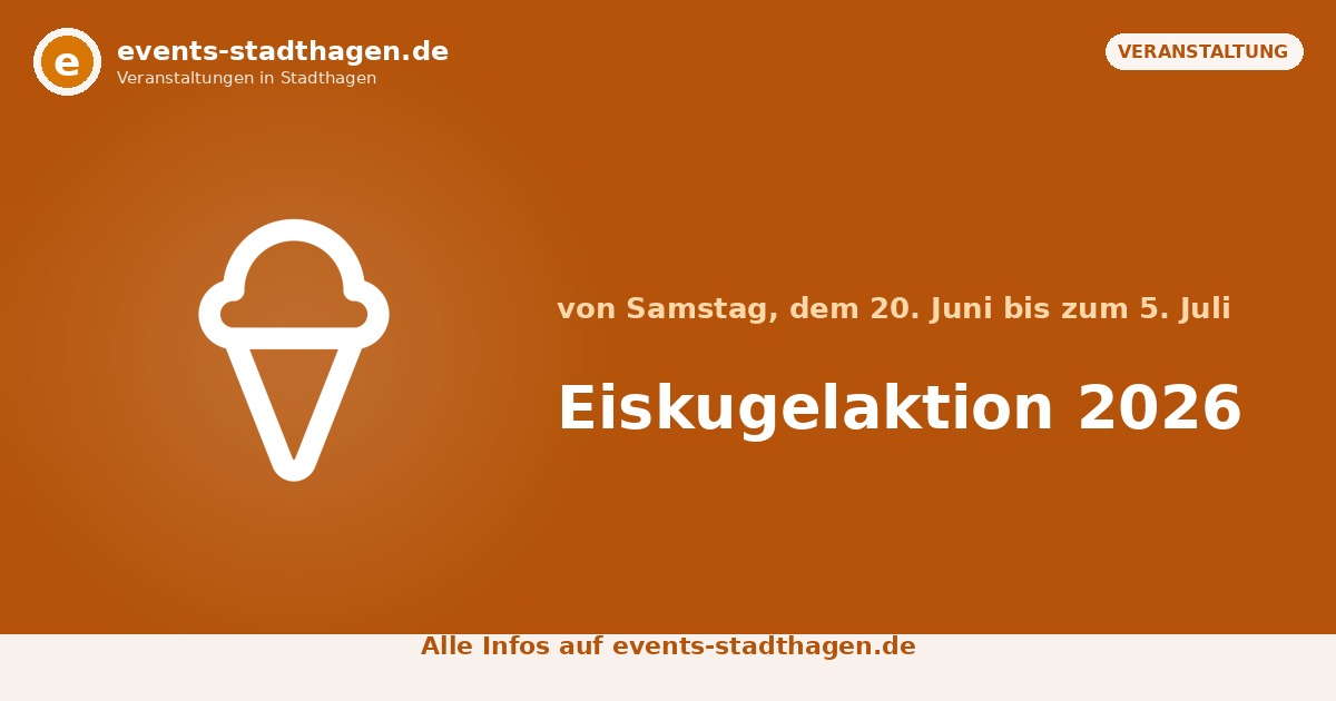 Eiskugelaktion 2026