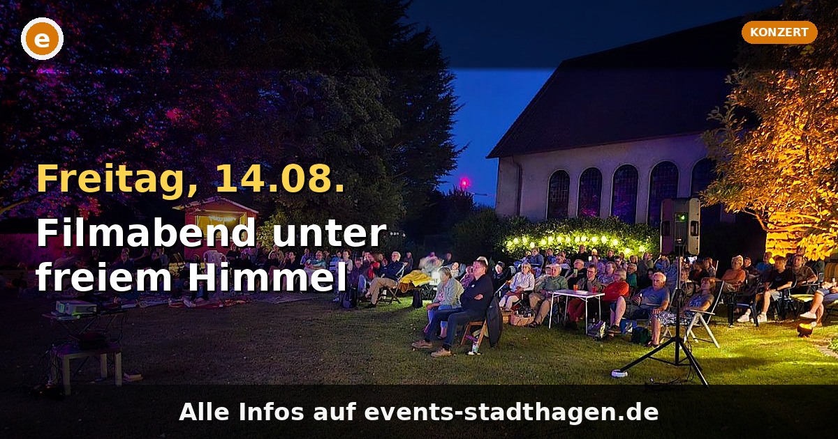 Filmabend unter freiem Himmel
