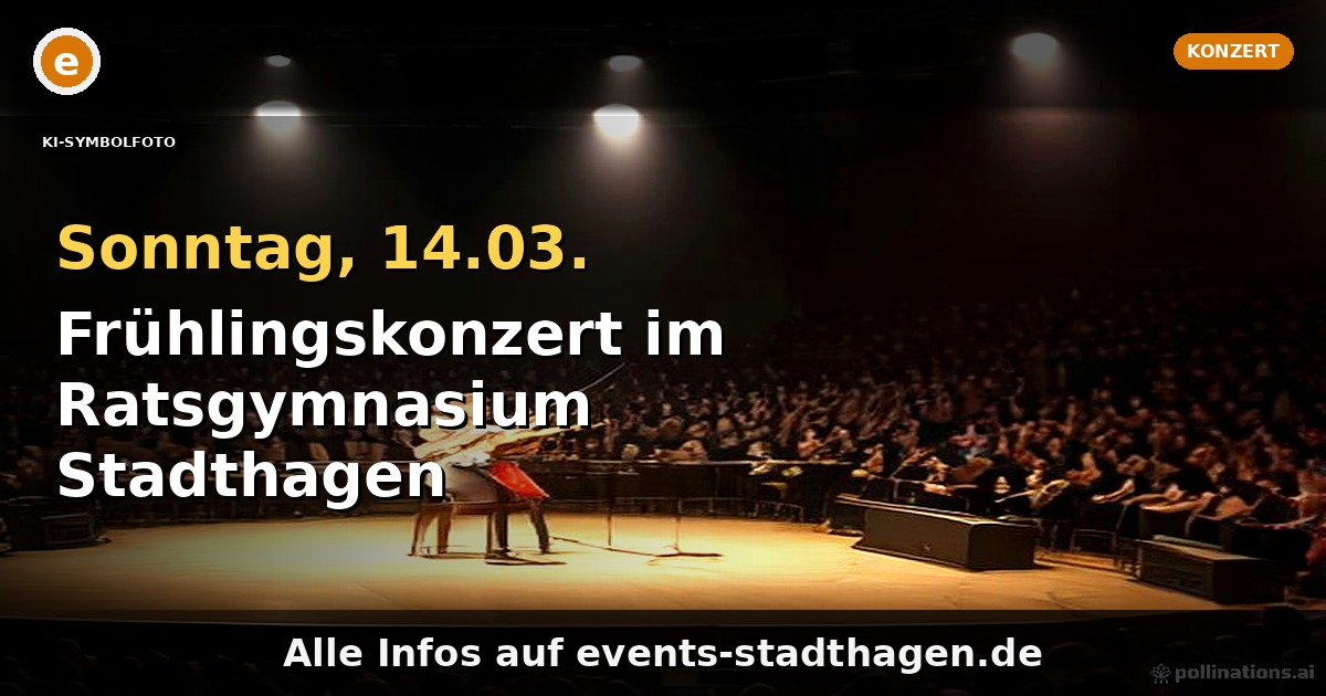 Frühlingskonzert im Ratsgymnasium Stadthagen