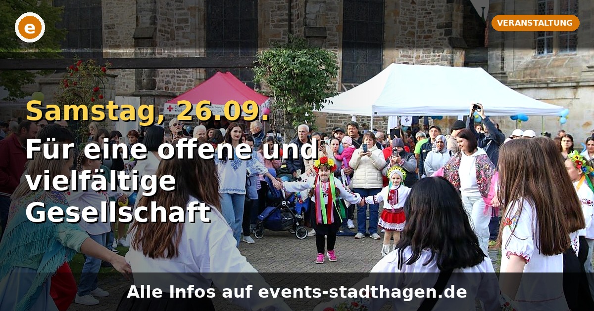 Für eine offene und vielfältige Gesellschaft