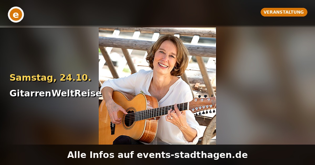 GitarrenWeltReise - Eine virtuos-klangvolle Entdeckungstour in der besonders illuminierten St.-Martini-Kirche