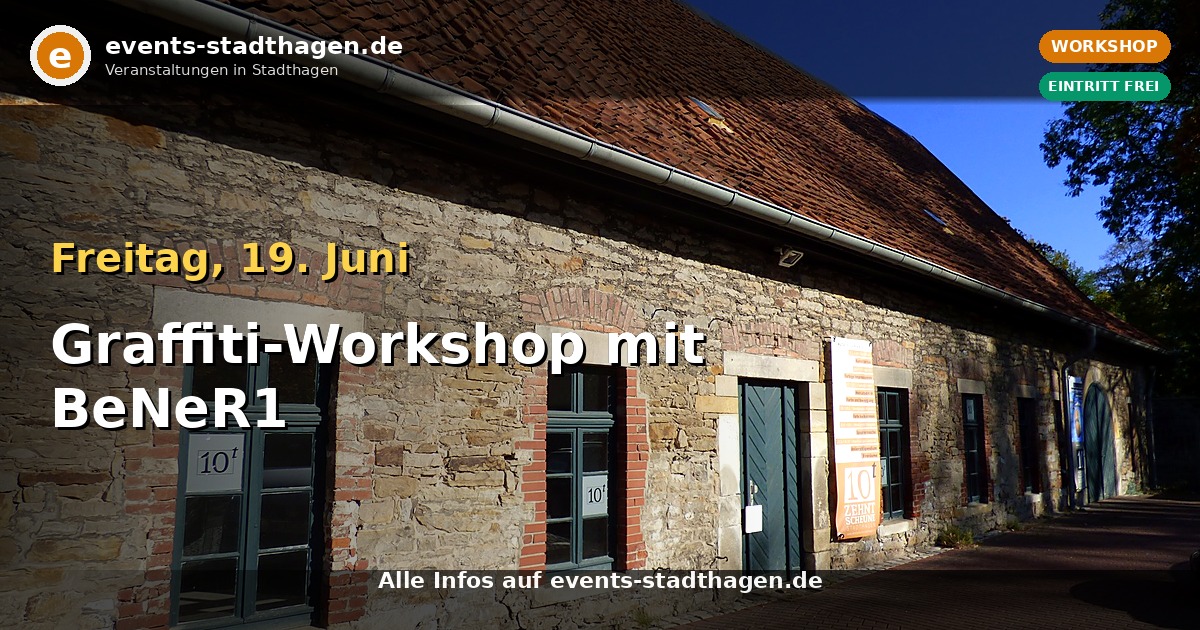 Graffiti-Workshop mit BeNeR1