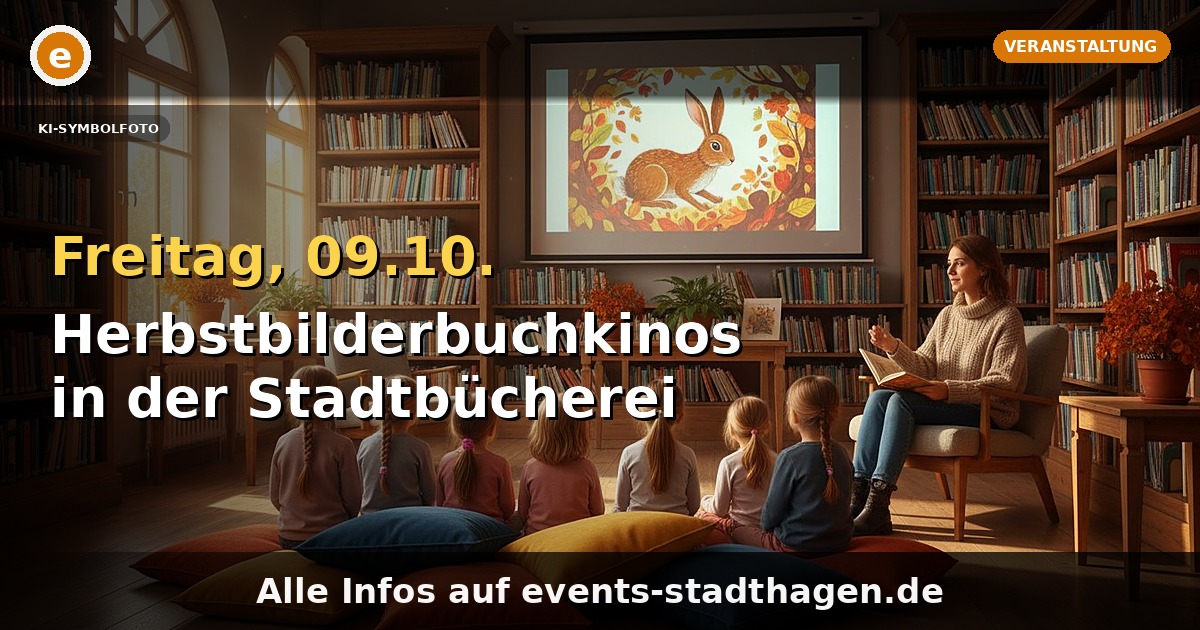 Herbstbilderbuchkinos in der Stadtbücherei