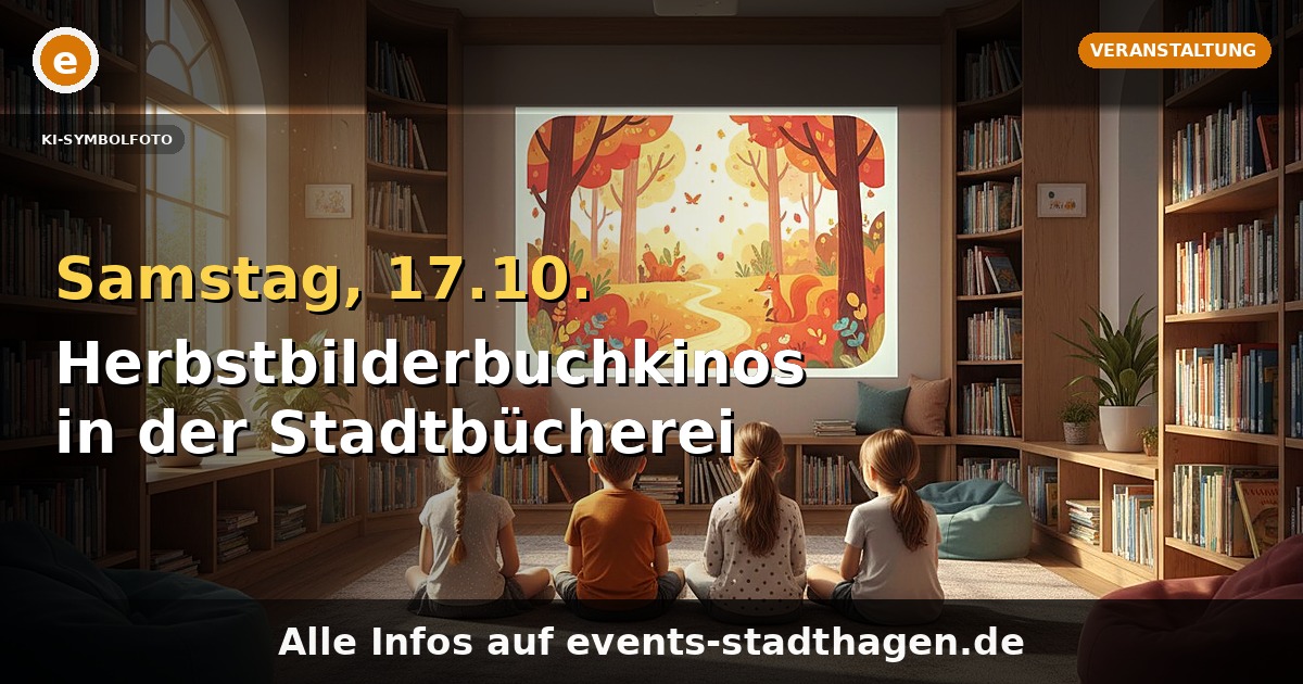 Herbstbilderbuchkinos in der Stadtbücherei