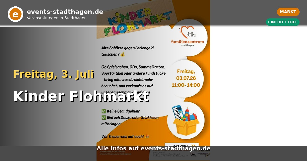 Kinder Flohmarkt