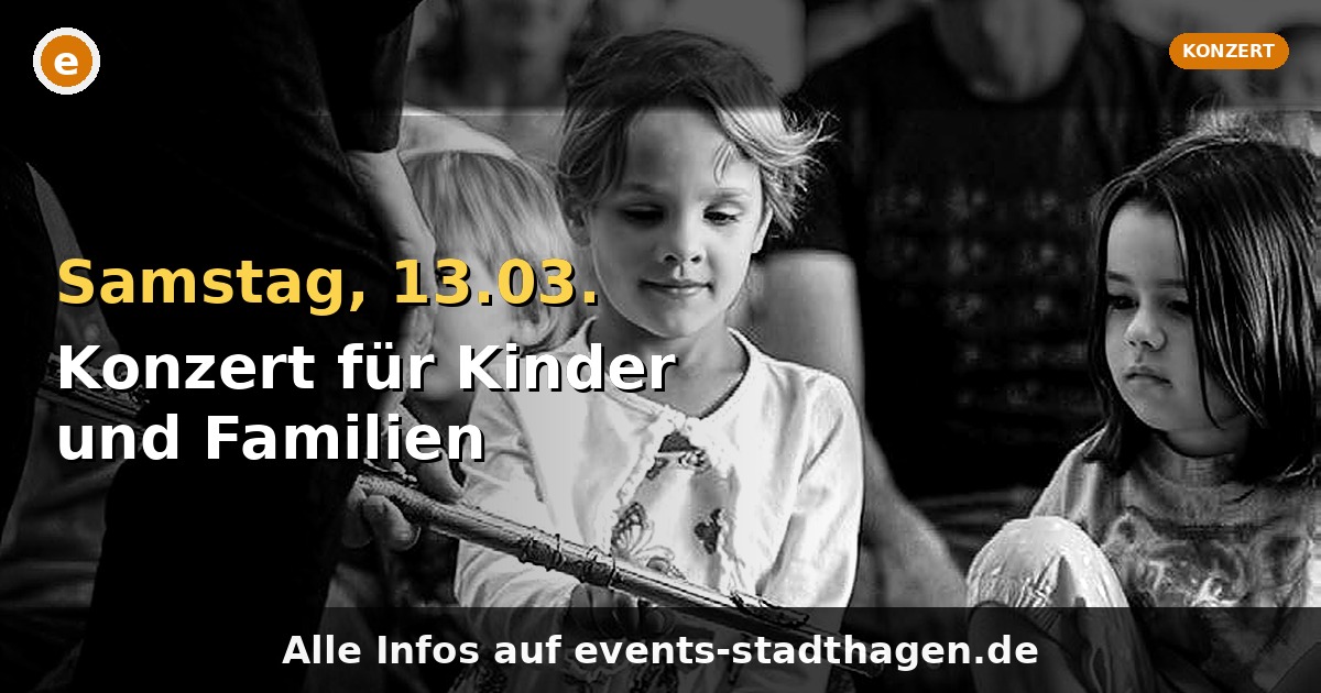 Konzert für Kinder und Familien – 1. Kinderkonzert (0–2 Jahre)