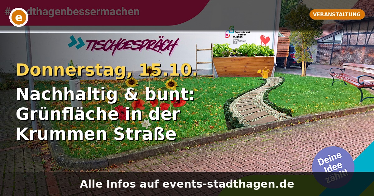 Nachhaltig & bunt: Grünfläche in der Krummen Straße
