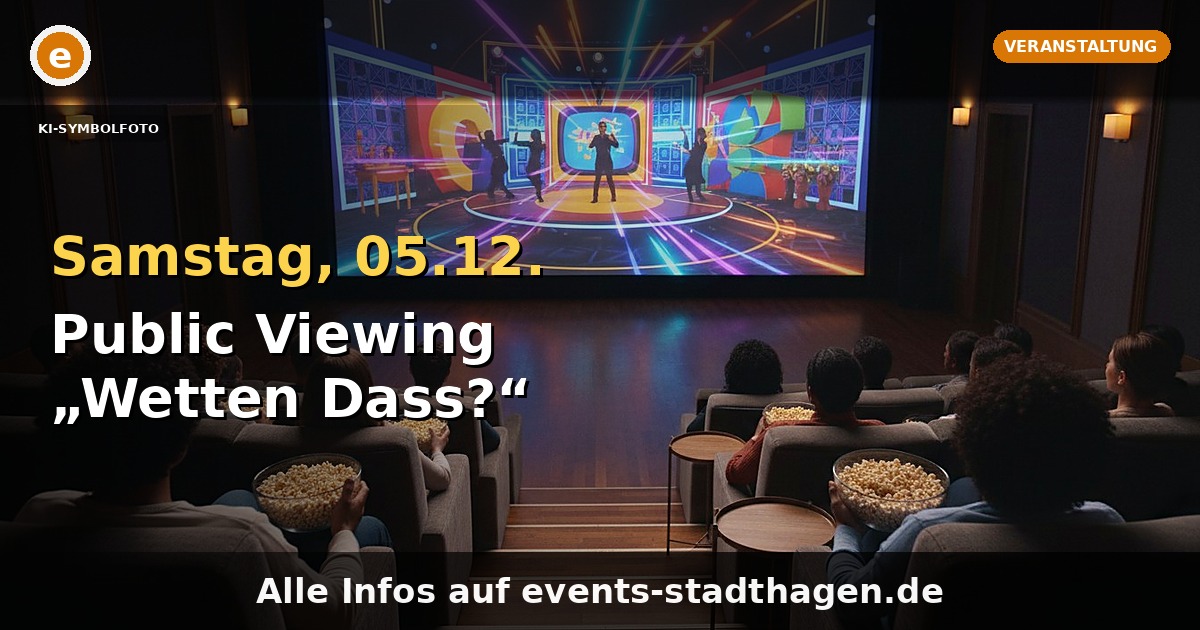 Public Viewing „Wetten Dass?“