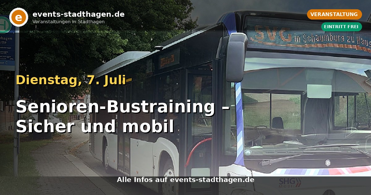 Senioren-Bustraining – Sicher und mobil