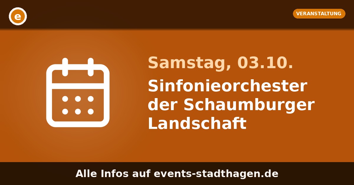 Sinfonieorchester der Schaumburger Landschaft