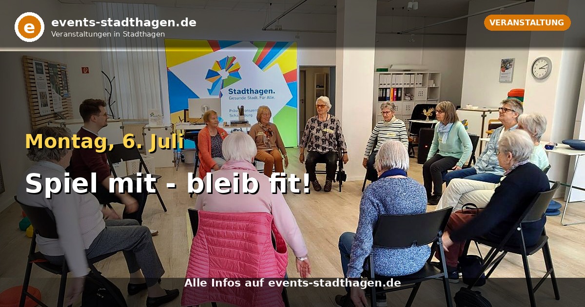 Spiel mit - bleib fit!