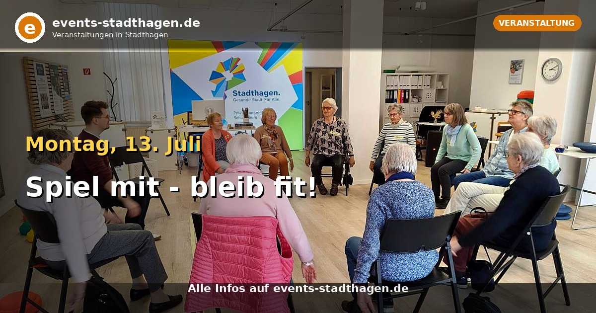Spiel mit - bleib fit!