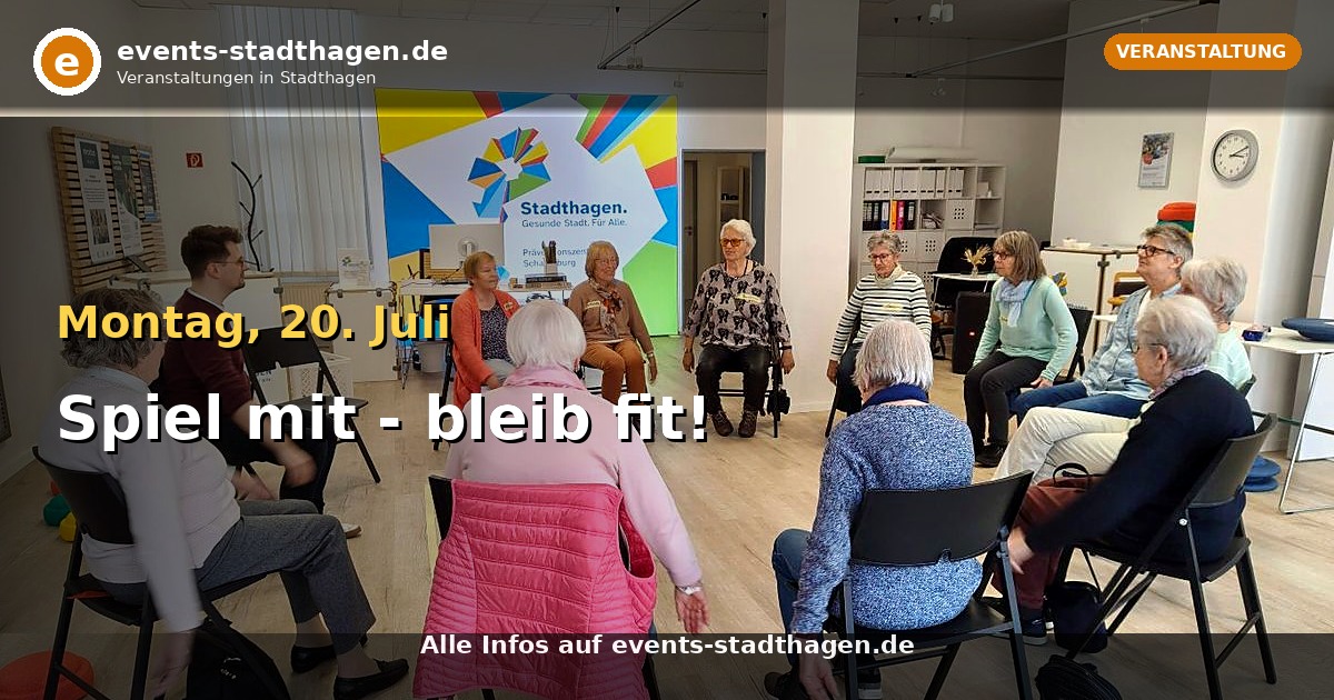 Spiel mit - bleib fit!