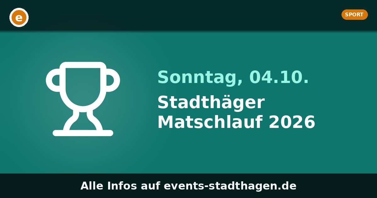 Stadthäger Matschlauf 2026