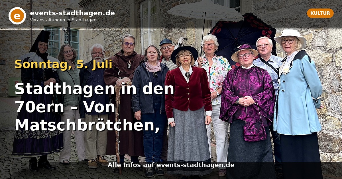 Stadthagen in den 70ern – Von Matschbrötchen, Cosinus und Coca-Cola