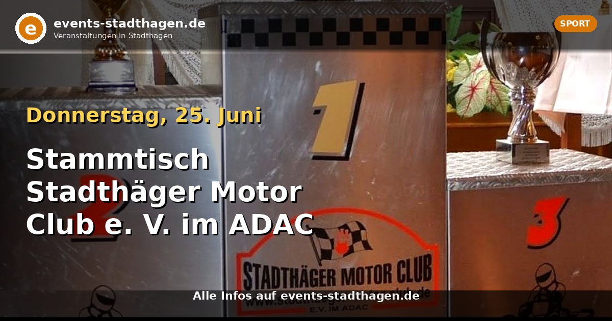 Stammtisch Stadthäger Motor Club e. V. im ADAC