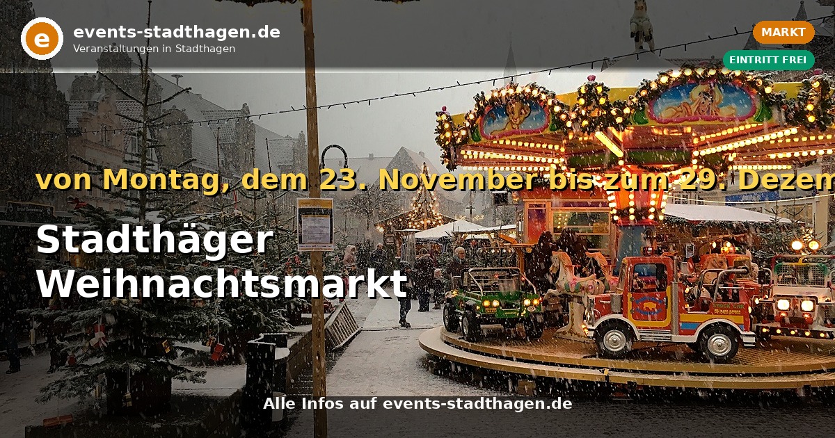 Stadthäger Weihnachtsmarkt