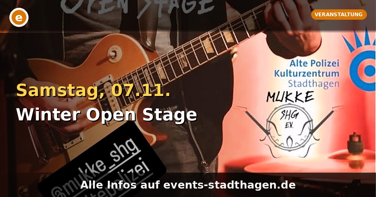 Winter Open Stage