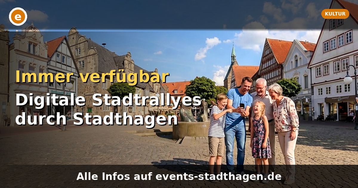 Digitale Stadtrallye auf dem Marktplatz in Stadthagen